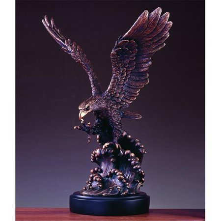 MARIAN IMPORTS Marian Imports F51111 Eagle Bronze Plated Resin Sculpture 51111